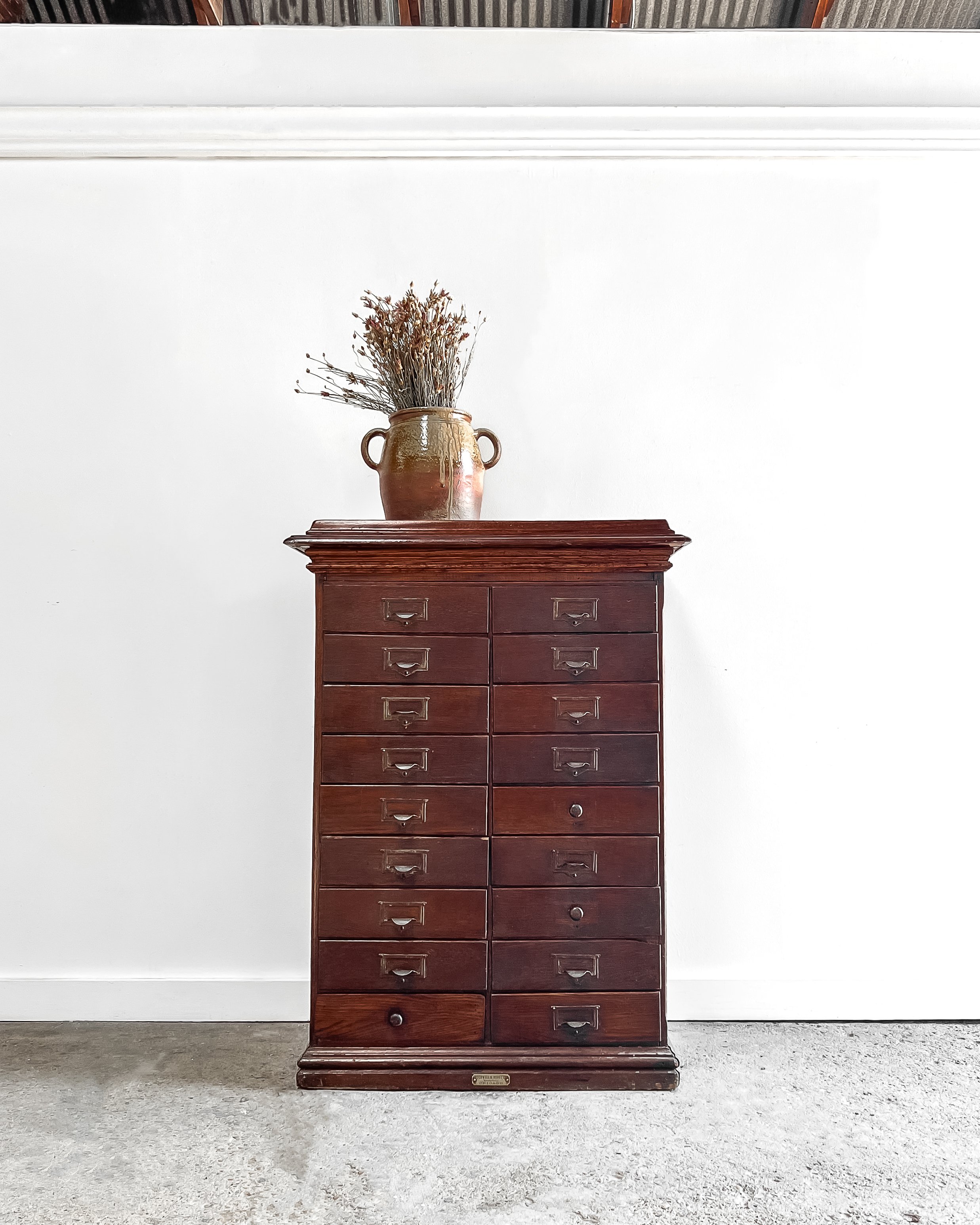18 Drawer Filing Cabinet — East End Salvage